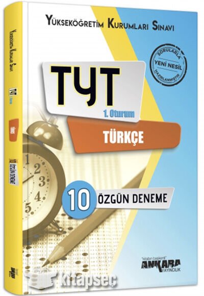 ANKARA TYT TÜRKÇE DENEME 2018-2019