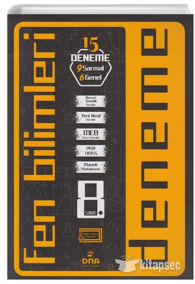 DNA 8. SINIF FEN BİLİMLERİ 15'Lİ DENEME