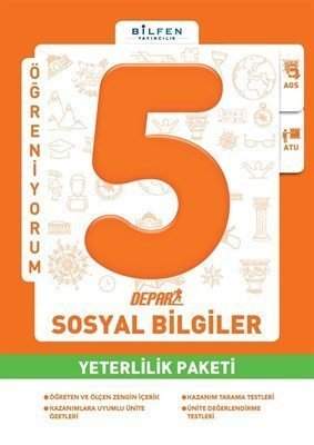 BİLFEN 5.SINIF SOSYAL BİLGİLER DEPAR YETERLİLİK PAKETİ