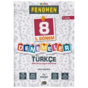 Gama Yayınları 8. Sınıf Türkçe Fenomen 12 Genel Deneme