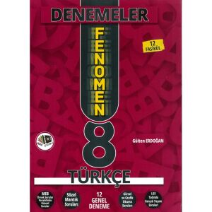 Gama Yayınları 8. Sınıf Türkçe Fenomen 12 Genel Deneme