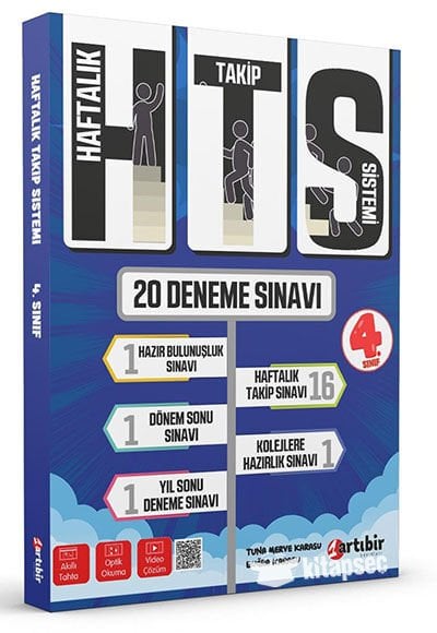 ARTIBİR 4.SINIF HAFTALIK TAKİP SİSTEMİ YENİ NESİL 20 DENEME HTS