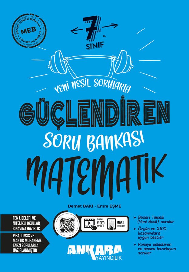 ANKARA 7.SINIF GÜÇLENDİREN MATEMATİK SORU BANKASI