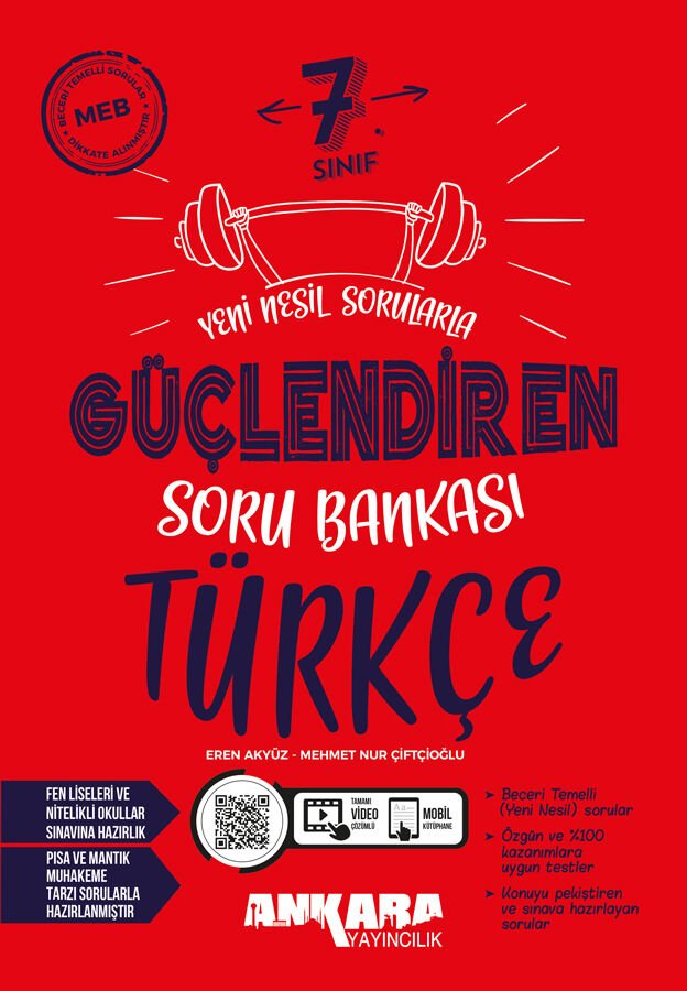 ANKARA 7.SINIF GÜÇLENDİREN TÜRKÇE SORU BANKASI