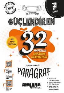 ANKARA 7.SINIF PARAGRAF 32 HAFTA KAZANIM DENEMELERİ