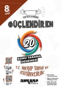 ANKARA 8.SINIF GÜÇLENDİREN İNKİLAP KONU TARAMA 20 DENEME