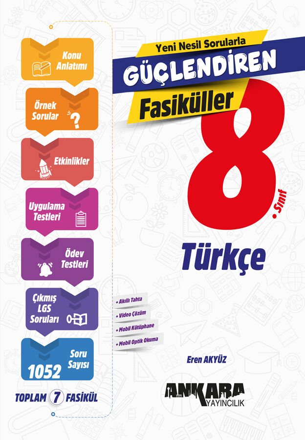 ANKARA 8.SINIF GÜÇLENDİREN TÜRKÇE FASİKÜL SET 2024