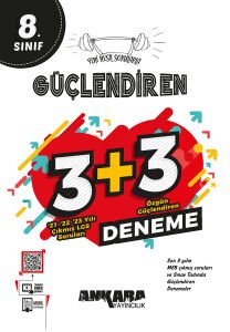 ANKARA YAY. 8.SINIF GÜÇLENDİREN 3+3 DENEME