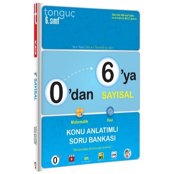 Tonguç Yayınları 0'dan 6'ya Sayısal Konu Anlatımlı Soru Bankası