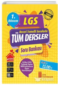ATA LGS 1.DÖNEM TÜM DERSLER SORU BANKASI