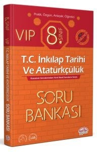 8. Sınıf Vip T.C. İnkilâp Tarihi ve Atatürkçülük Soru Bankası