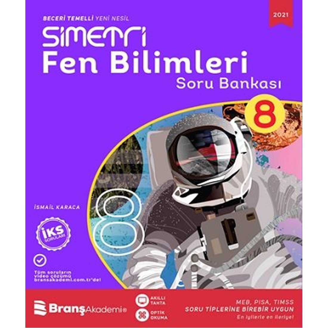 BRANŞ AKADEMİ 8.SINIF FEN BİLİMLERİ SORU BANKASI SİMETRİ