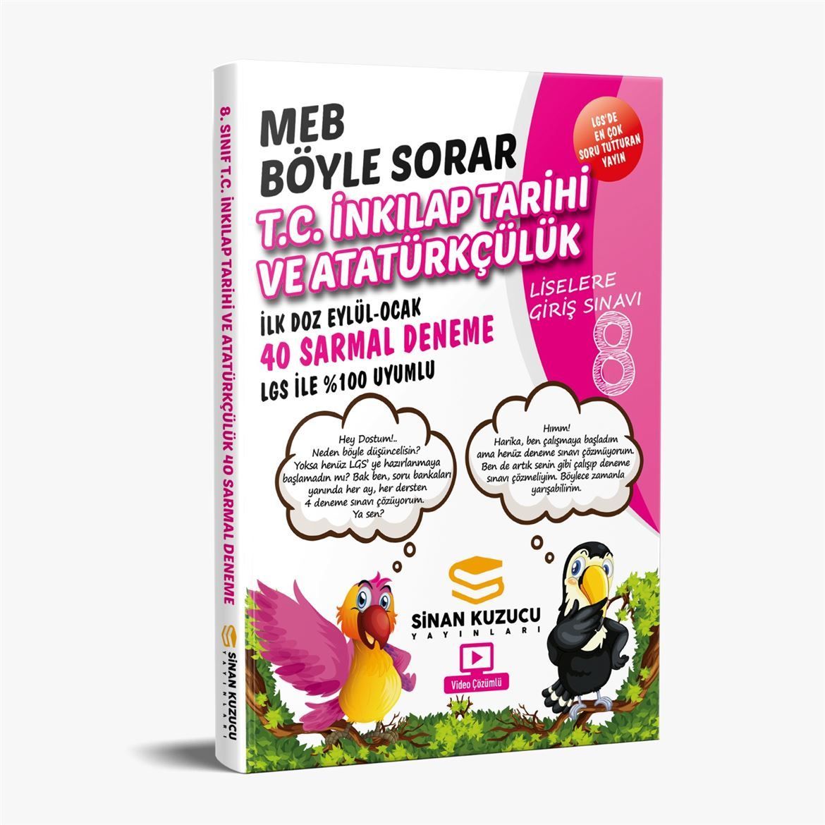 Sinan Kuzucu Yayınları 8.Sınıf MEB Böyle Sorar İnkilap Tarihi Deneme 2022