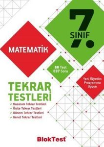Bloktest 7.Sınıf Matematik Tekrar Testleri