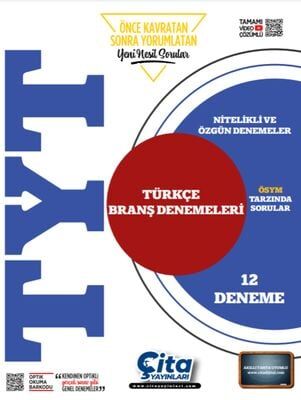 Çita 2021 Tyt Türkçe 12 Li Branş Deneme