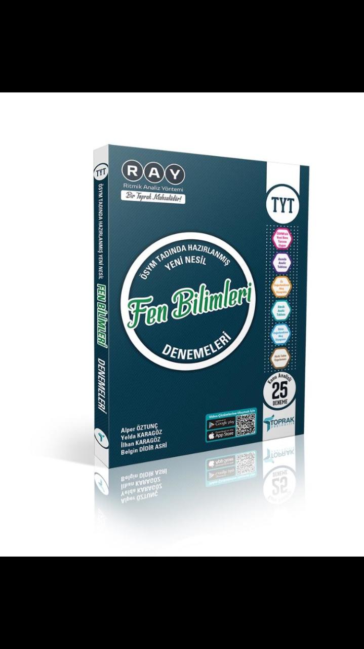 Toprak Yayıncılık TYT Fen Bilimleri Ray 25 li Denemeleri
