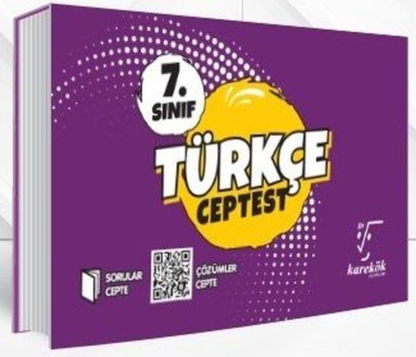 Karekök 7.Sınıf Cep Test Türkçe