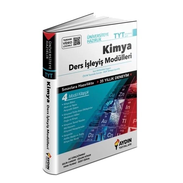AYDIN ÜNİVERSİTEYE HAZIRLIK TYT KİMYA DERS İŞLEYİŞ MODÜLLERİ