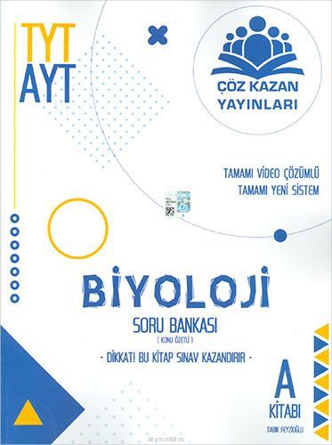 ÇÖZ KAZAN TYT/AYT BİYOLOJİ KONU ÖZETLİ SORU BANKASI
