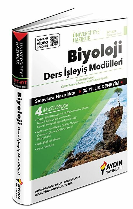 AYDIN ÜNİVERSİTEYE HAZIRLIK TYT-AYT BİYOLOJİ DERS İŞLEYİŞ MODÜLLERİ