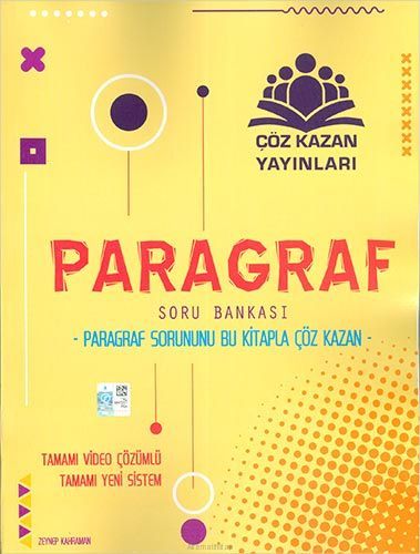 ÇÖZ KAZAN TYT PARAGRAF SORU BANKASI