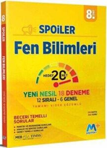 MARTI 8.SINIF SPOILER FEN BİLİMLERİ DENEMESİ