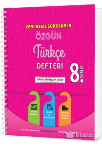 ÖZGÜN 8.SINIF TÜRKÇE DEFTERİ