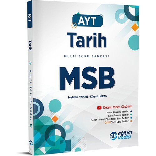 EĞİTİM VADİSİ 2023 AYT MSB SORU BANKASI TARIH