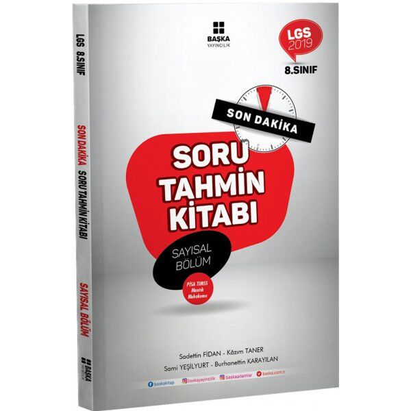 BAŞKA LGS SON DAKİKA SORU TAHMİNLERİ 2018-2019