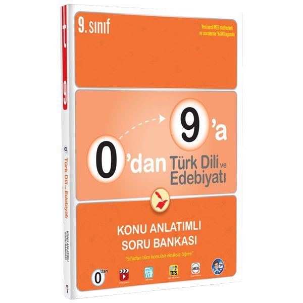 Tonguç Yayınları 0'dan 9'a Türk Dili ve Edebiyatı Konu Anlatımlı Soru Bankası