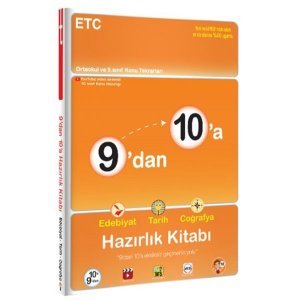 Tonguç Yayınları 9'dan 10'a Edebiyat Tarih Coğrafya Hazırlık Kitabı