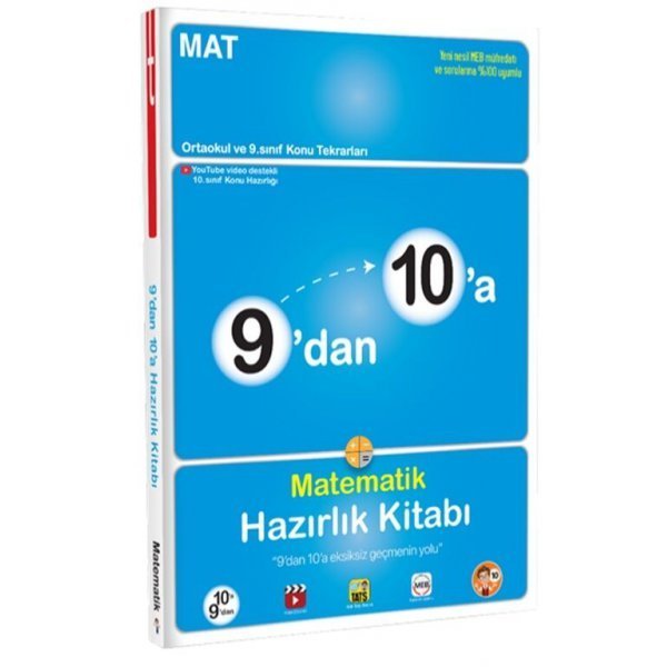 Tonguç Yayınları 9'dan 10'a Matematik Hazırlık Kitabı