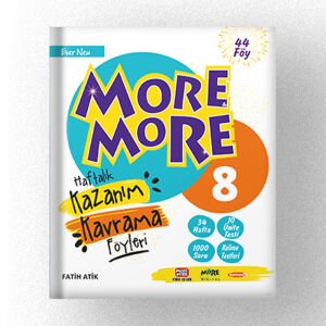 Kurmay Elt 8.Sınıf More & More Englısh Haftalık Kazanım Kavrama Föyleri (44 Föy)