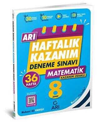 ARI 8.SINIF MATEMATİK HAFTALIK KAZANIM DENEME SINAVLARI