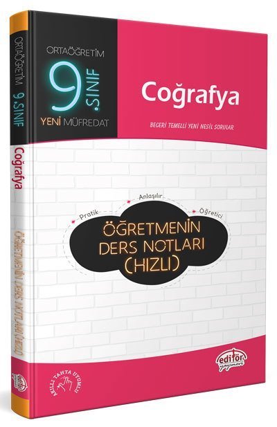 EDİTÖR 9.SINIF COĞRAFYA ÖĞRETMENİN HIZLI DERS NOTLARI
