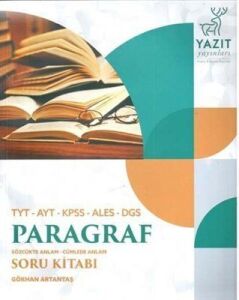 Yazıt Yks Tyt-Ayt-Kpss-Ales Paragraf Soru Kitabı**
