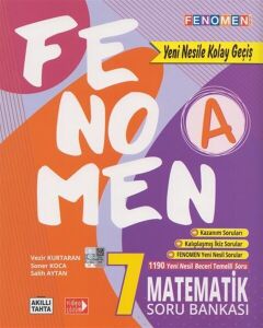 Gama 7.Sınıf Fenomen Matematik Soru Bankası (A) Yeni Nesile Kolay Geçiş