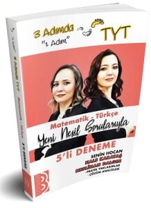 BENİM HOCAM TYT 3 ADIMDA MATEMATİK TÜRKÇE 5 Lİ DENEME
