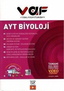 AYT Biyoloji VAF Serisi Çap Yayınları