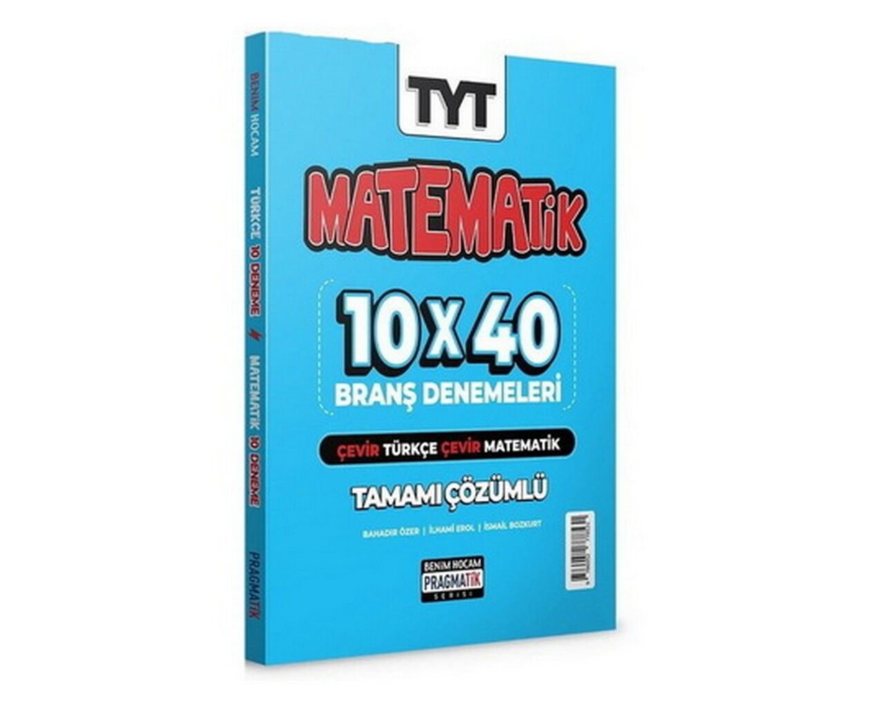 BENİM HOCAM TYT ÇEVİR MATEMATİK 10 DENEME ÇEVİR ENGLİSH 10 DENEME PRAGMATİK SERİSİ