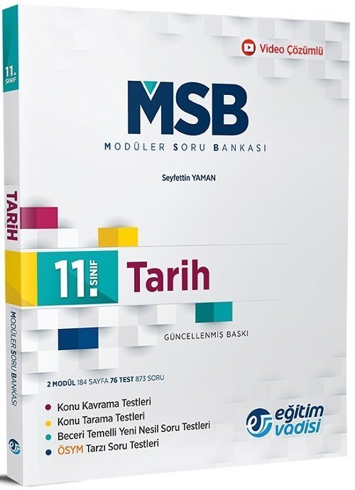 EĞİTİM VADİSİ 11.SINIF MODÜLER SORU BANKASI TARIH