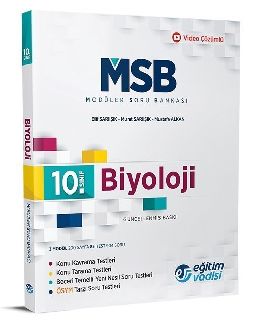 EĞİTİM VADİSİ 10.SINIF MODÜLER SORU BANKASI BIYOLOJI