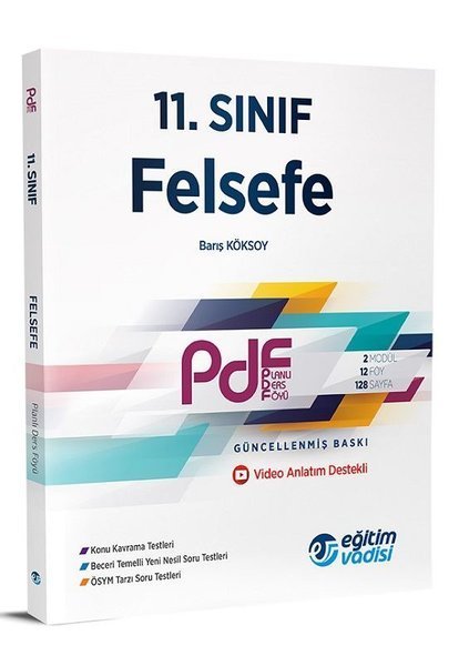 EĞİTİM VADİSİ 11.SINIF PDF FELSEFE