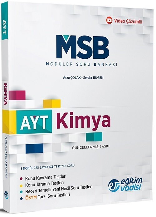 EĞİTİM VADİSİ AYT MODULER SORU BANKASI KIMYA