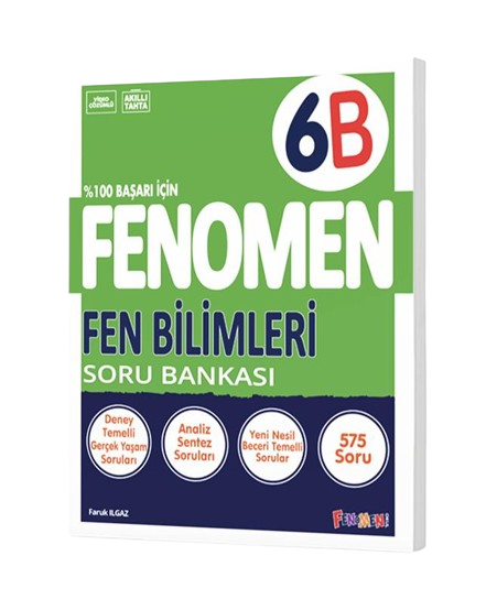 FENOMEN 6.SINIF FEN BİLİMLERİ SORU BANKASI (B)