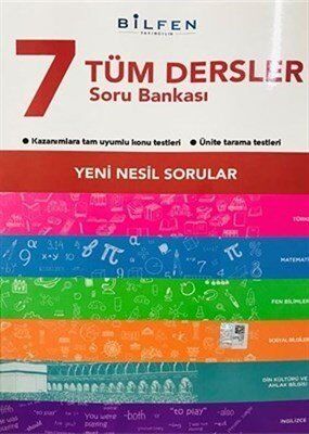 Bilfen 7. Sınıf Tüm Dersler Soru Bankası