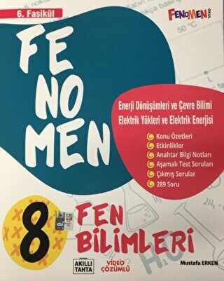 GAMA 8.SINIF FEN BİLİMLERİ 6.FASİKÜL (ENERJİ DÖNÜŞÜMLERİ VE ÇEVRE BİLİMİ)