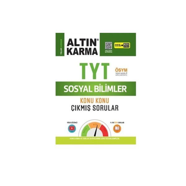 Altın Karma TYT Sosyal Bilimler Konu Konu Çıkmış Sorular