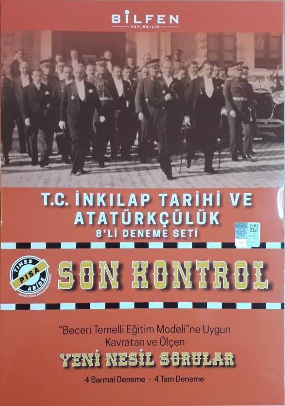 Bilfen 8.Sınıf T.C. İnkılap Tarihi Ve Atatürkçülük Son Kontrol 8'Li Deneme