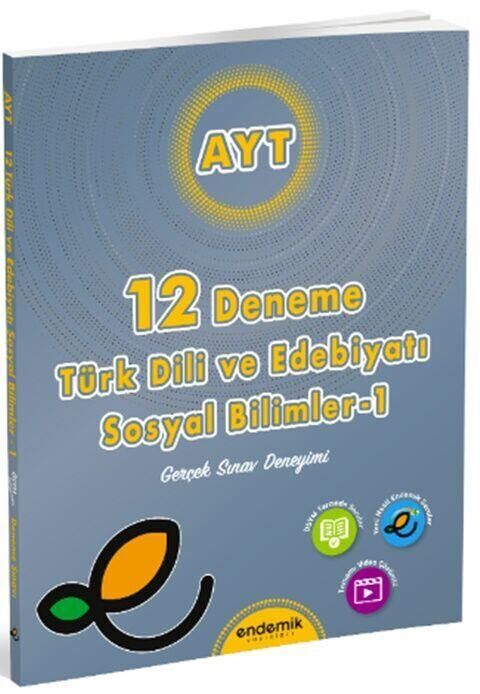 ENDEMİK AYT TÜRK DİLİ VE EDEBİYATI & SOSYAL BİLİMLER-1 12'Lİ DENEME SINAVI